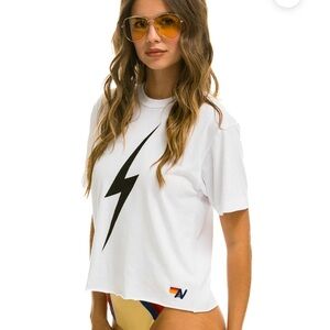 Aviator Nation Bolt Boyfriend Tee